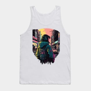 Japanese Street Cyberpunk Tokyo Streetwear Tank Top